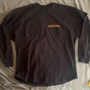 Disney The Lion King Hakuna Matata Black Longsleeve Spirit Jersey Size M T-Shirt
